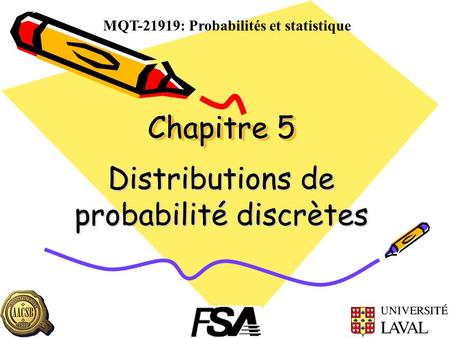 Distributions de probabilité discrètes