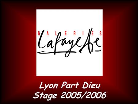 Lyon Part Dieu Stage 2005/2006.