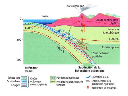 III. Subduction et production de roches plutoniques