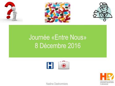 Journée «Entre Nous» 8 Décembre 2016