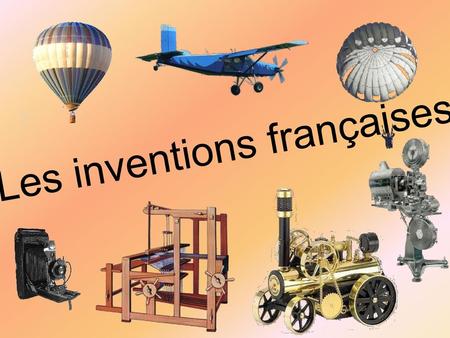 Les inventions françaises