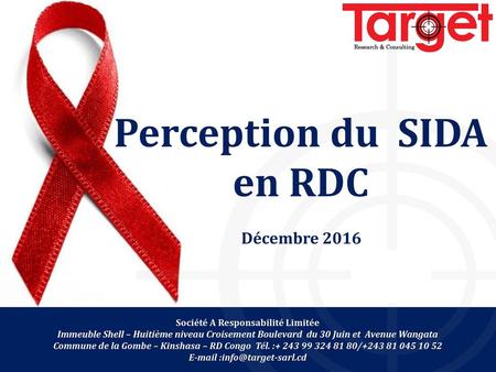 Perception du SIDA en RDC