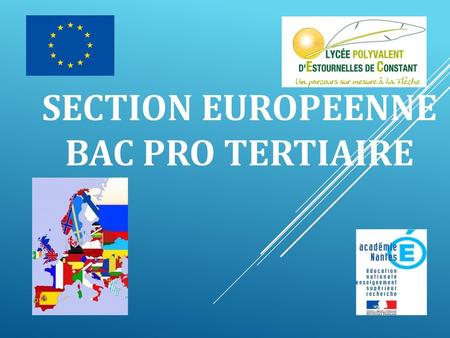 SECTION EUROPEENNE Bac Pro Tertiaire
