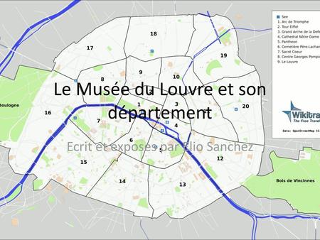 Le Musée du Louvre et son département
