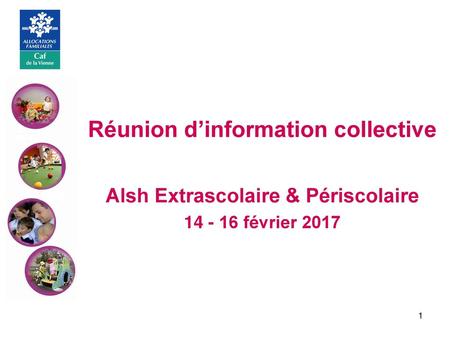 Réunion d’information collective Alsh Extrascolaire & Périscolaire