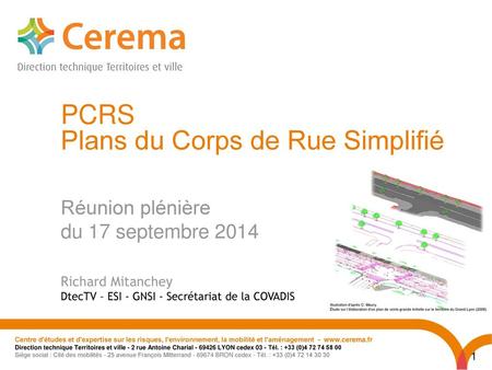 PCRS Plans du Corps de Rue Simplifié