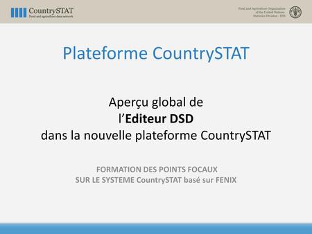 Plateforme CountrySTAT