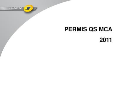 PERMIS QS MCA 2011.