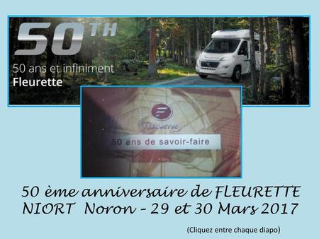 50 ème anniversaire de FLEURETTE