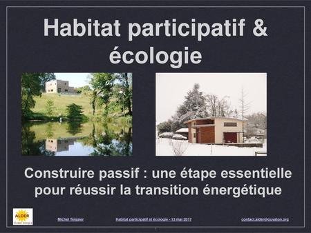 Habitat participatif & écologie