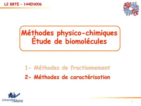 Méthodes physico-chimiques