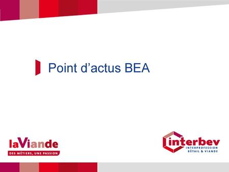 Point d’actus BEA.