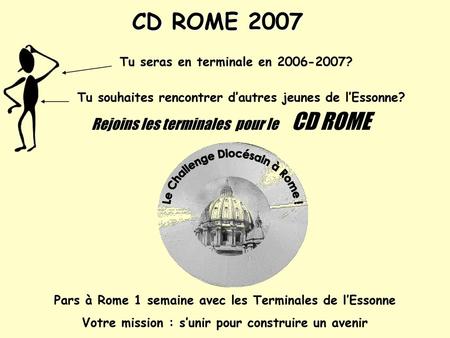 CD ROME 2007 Rejoins les terminales pour le CD ROME