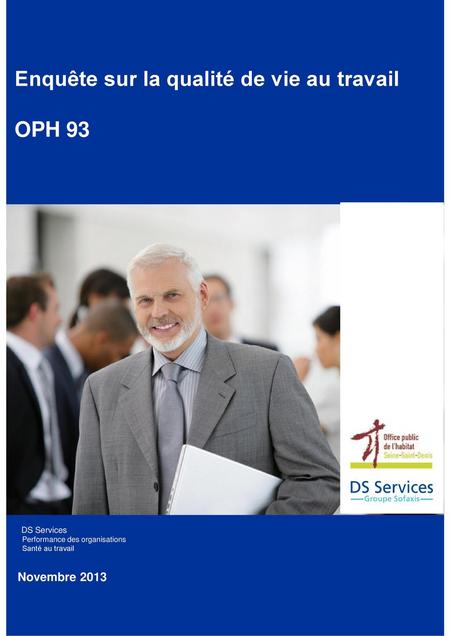 Enquête sur la qualité de vie au travail OPH 93