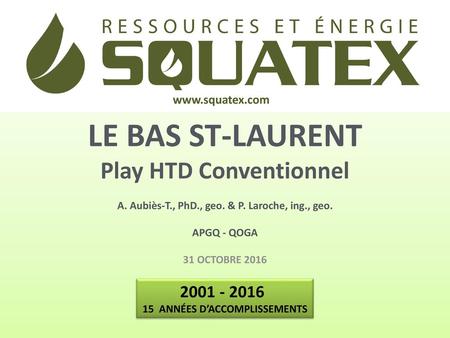 Le Bas St-Laurent Play HTD Conventionnel