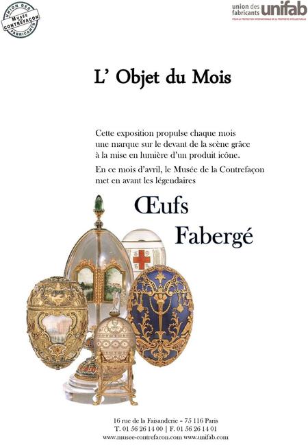 L’ Objet du Mois Œufs Fabergé