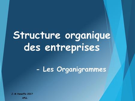 Structure organique des entreprises