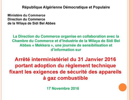 République Algérienne Démocratique et Populaire