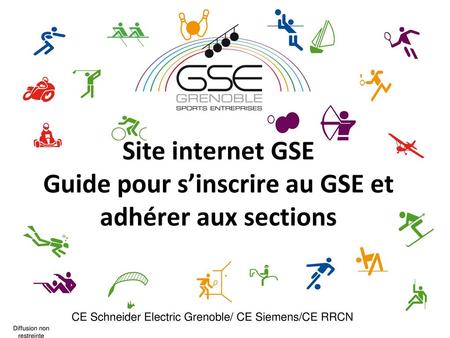 Site internet GSE Guide pour s’inscrire au GSE et adhérer aux sections