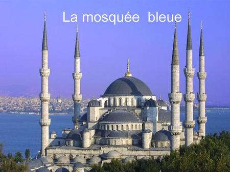 La mosquée bleue.