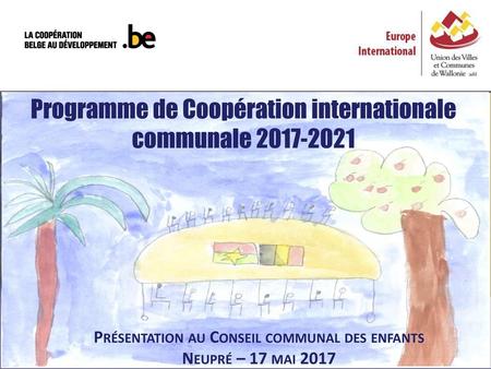 Programme de Coopération internationale communale