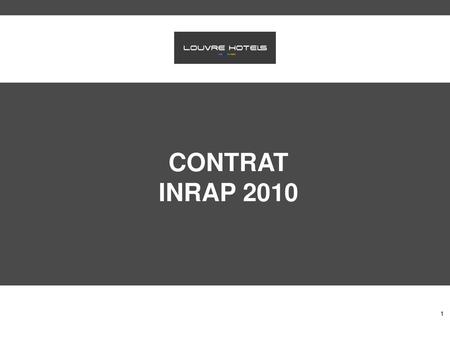 CONTRAT INRAP 2010.