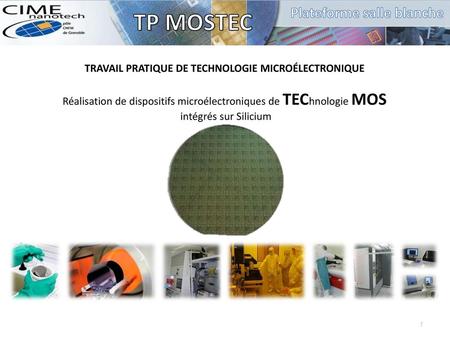 Travail Pratique De Technologie Microelectronique Ppt Telecharger