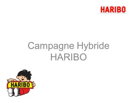 Campagne Hybride HARIBO