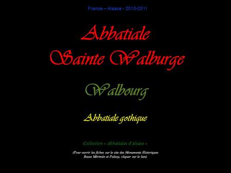 Abbatiale Sainte Walburge
