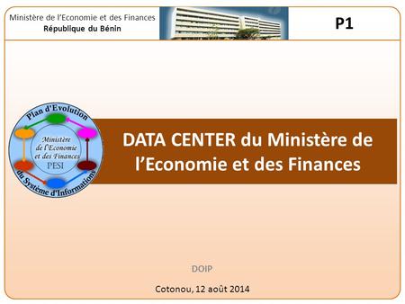 DATA CENTER du Ministère de l’Economie et des Finances