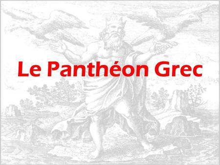 Le Panthéon Grec.