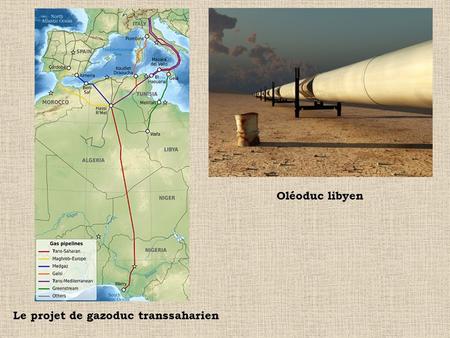 Le projet de gazoduc transsaharien