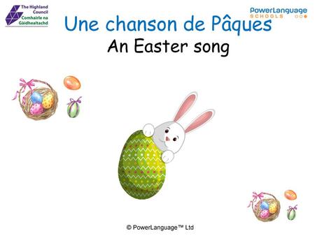 Une chanson de Pâques An Easter song