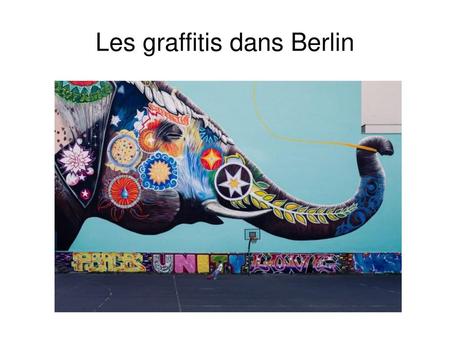 Les graffitis dans Berlin