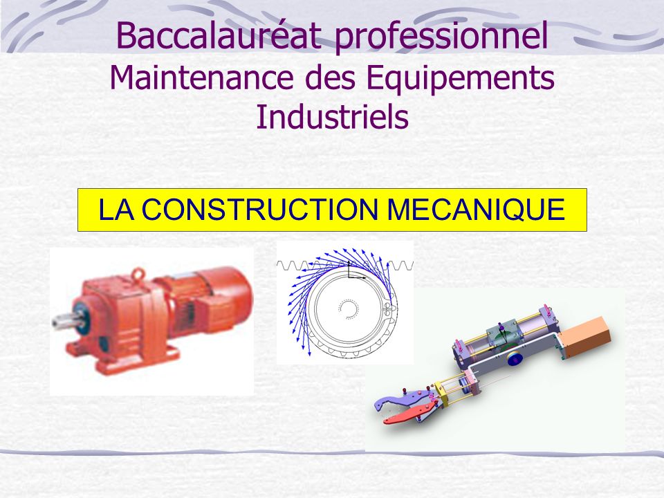 baccalaur u00e9at professionnel maintenance des equipements industriels