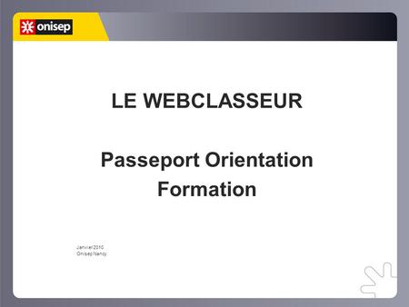 Passeport Orientation
