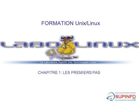 FORMATION Unix/Linux CHAPITRE 1: LES PREMIERS PAS.