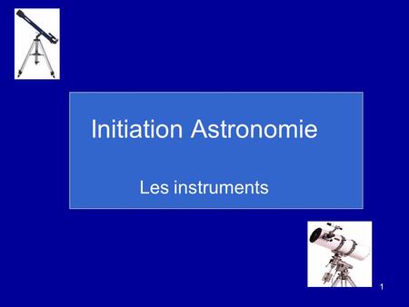 Initiation Astronomie