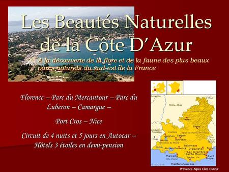 Les Beautés Naturelles de la Côte D’Azur