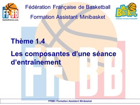 FFBB / Formation Assistant Minibasket