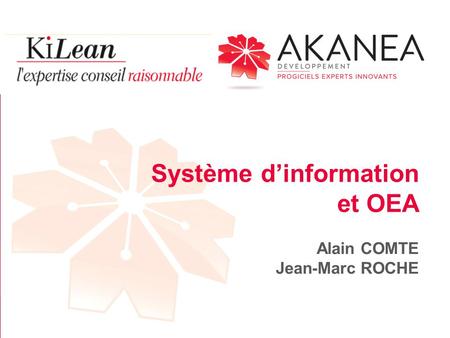 Système d’information et OEA