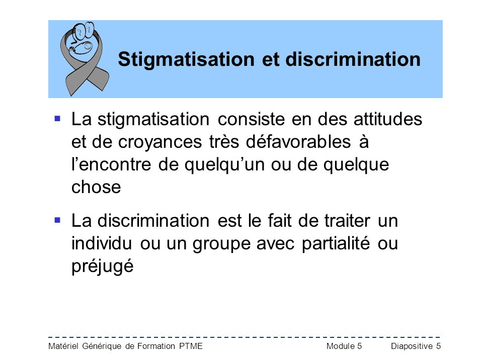 Stigmatisation et discrimination