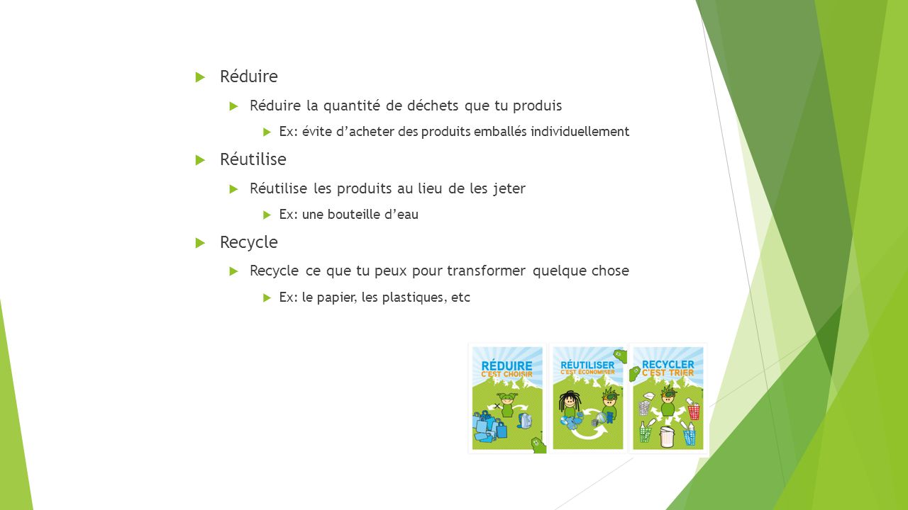 Réduire Réutilise Recycle