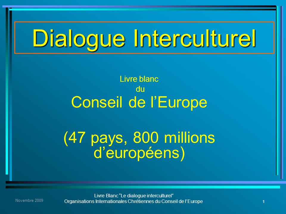 Dialogue Interculturel