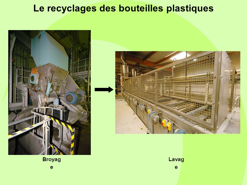 Le recyclages des bouteilles plastiques