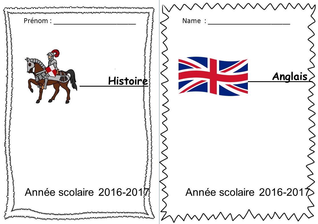 Anglais Histoire Année scolaire Année scolaire