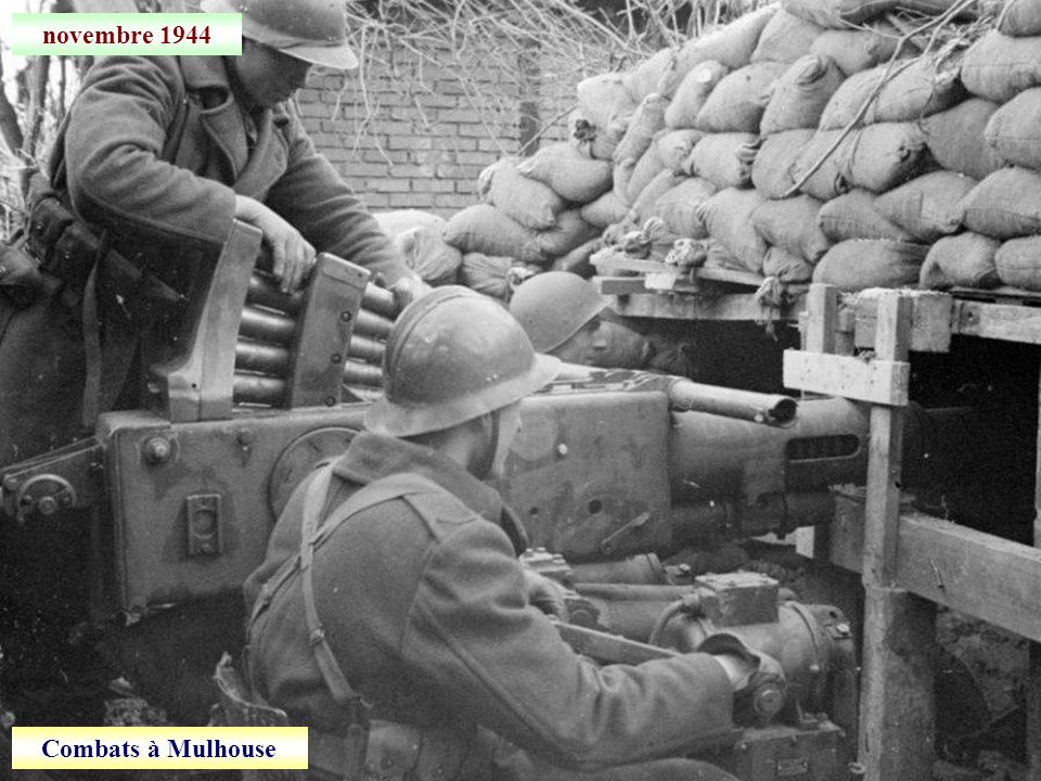 novembre 1944 Combats à Mulhouse