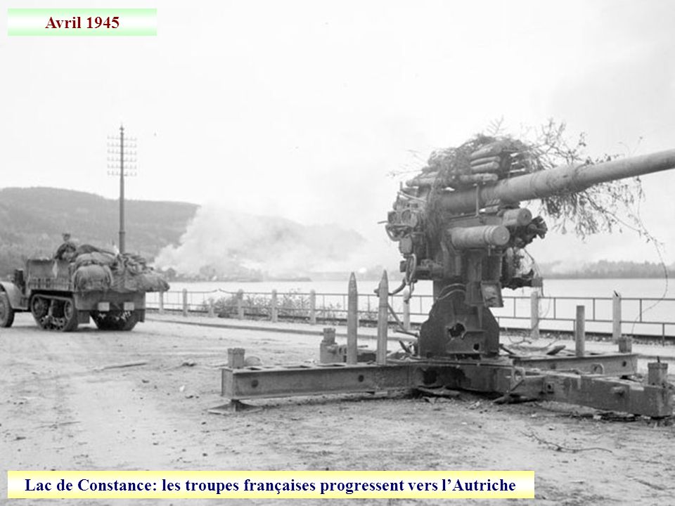 Lac de Constance: les troupes françaises progressent vers l’Autriche
