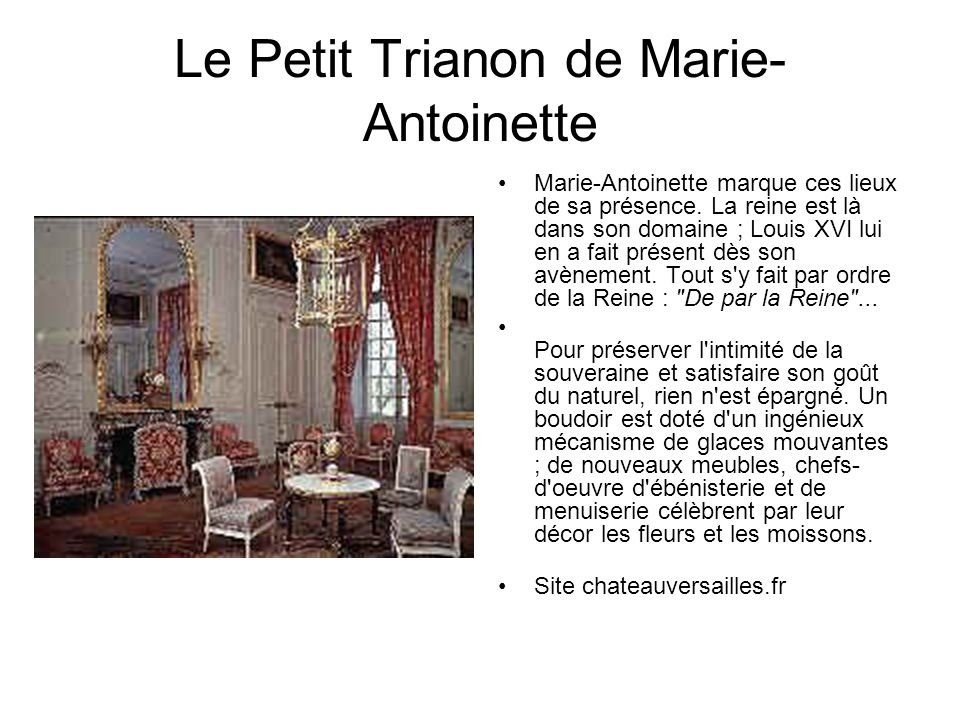 Le Petit Trianon de Marie-Antoinette