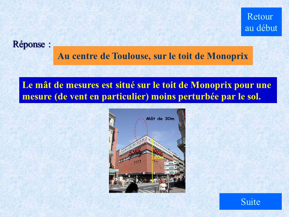 Au centre de Toulouse, sur le toit de Monoprix